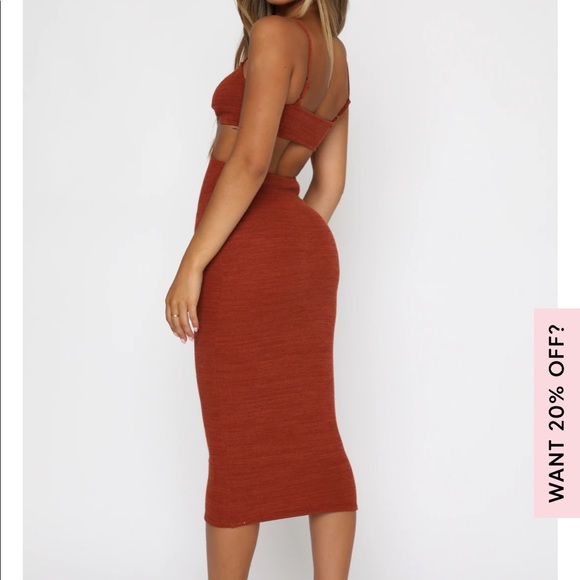 SOLD Whitefox rust dress - Picture 2 of 4